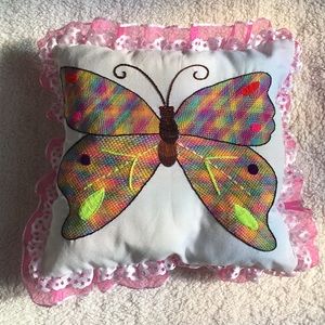 🦋 Hand Sewn Pillow